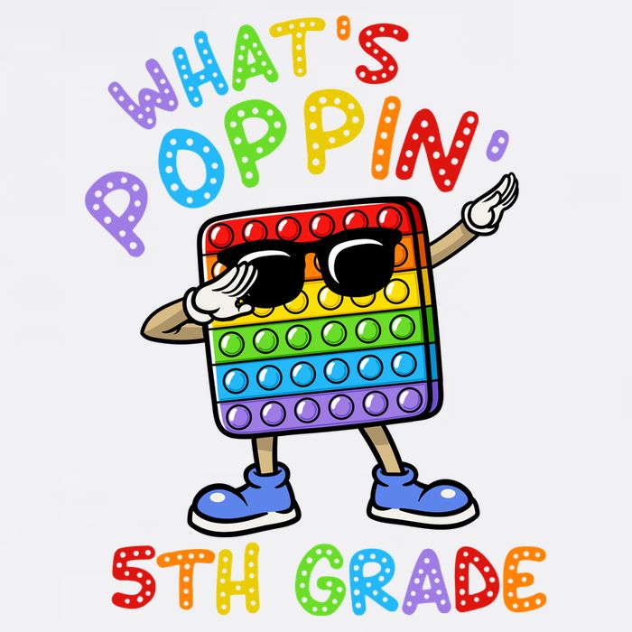 Whats Poppin 5th Grade Back To School Garment-Dyed Sweatshirt