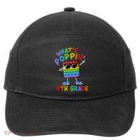 Whats Poppin 6th Grade Back To School 7-Panel Snapback Hat