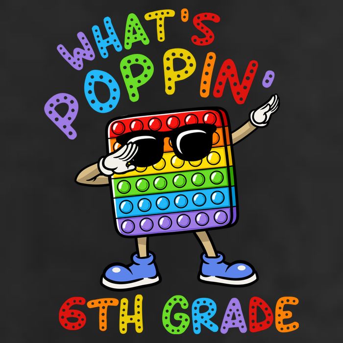 Whats Poppin 6th Grade Back To School Beanie