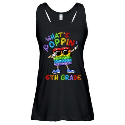 Whats Poppin 6th Grade Back To School Ladies Essential Flowy Tank