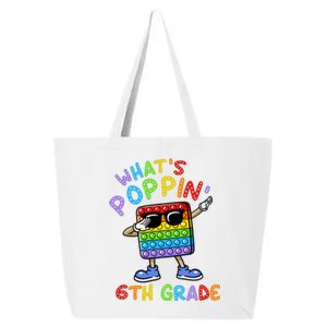 Whats Poppin 6th Grade Back To School 25L Jumbo Tote