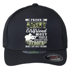 Wo Proud Army Friend Most People Gift Flexfit Unipanel Trucker Cap