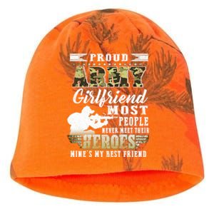 Wo Proud Army Friend Most People Gift Kati - Camo Knit Beanie