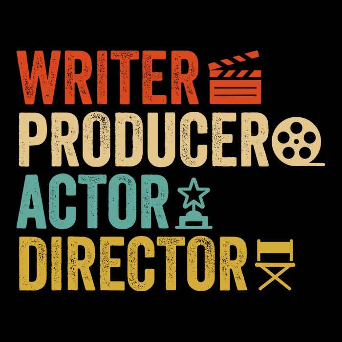 Writer Producer Actor Director Retro Film Filmmaking Impact Tech Backpack