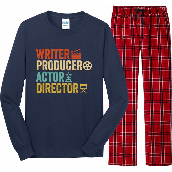 Writer Producer Actor Director Retro Film Filmmaking Long Sleeve Pajama Set