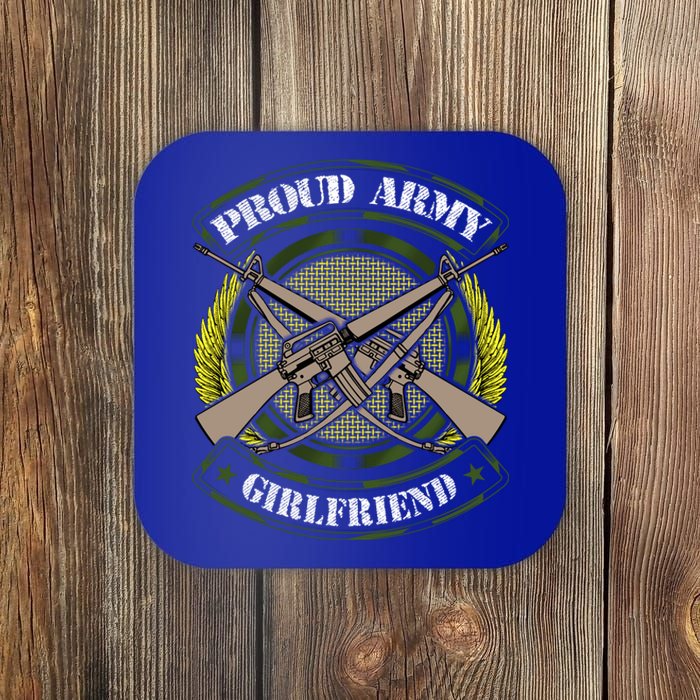 Wo Proud Army Friend Funny Gift Military Pride Gift Coaster