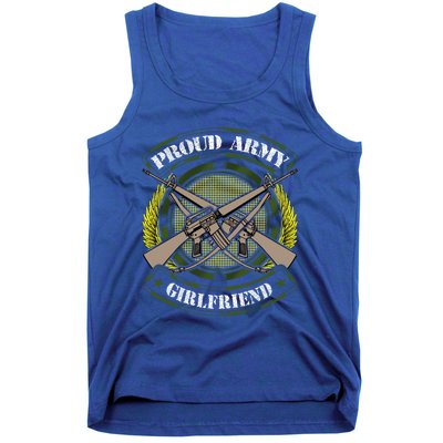 Wo Proud Army Friend Funny Gift Military Pride Gift Tank Top