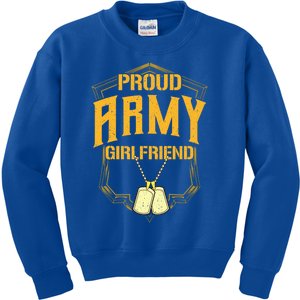 Wo Proud Army Friend Gift Military Pride Funny Gift Kids Sweatshirt