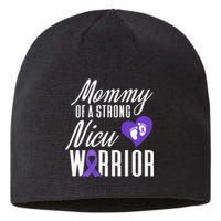 Womens Prematurity Awareness Mommy Nicu Warrior Preemie Dad Sustainable Beanie