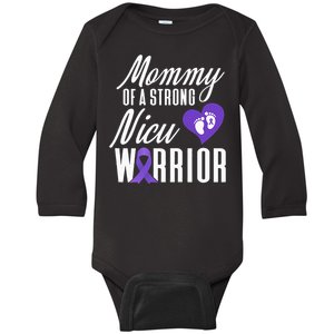 Womens Prematurity Awareness Mommy Nicu Warrior Preemie Dad Baby Long Sleeve Bodysuit