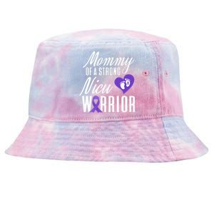 Womens Prematurity Awareness Mommy Nicu Warrior Preemie Dad Tie-Dyed Bucket Hat