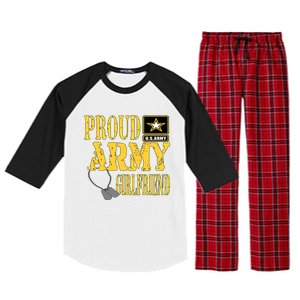 Wo Proud Army Friend Gift Military Gift Raglan Sleeve Pajama Set