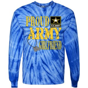 Wo Proud Army Friend Gift Military Gift Tie-Dye Long Sleeve Shirt