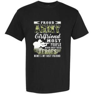 Wo Proud Army Friend Most People Gift Garment-Dyed Heavyweight T-Shirt