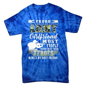 Wo Proud Army Friend Most People Gift Tie-Dye T-Shirt