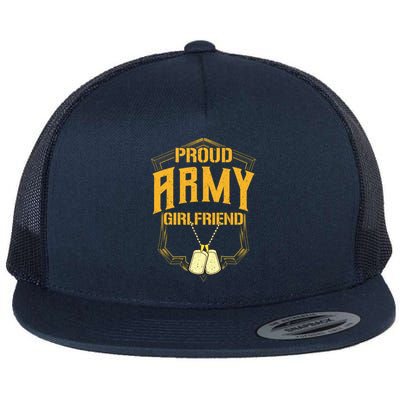 Wo Proud Army Friend Great Gift Military Pride Great Gift Flat Bill Trucker Hat