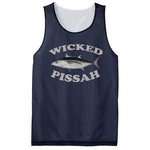 Wicked Pissah Albacore Tuna Fishing Fish Illustration Gear Mesh Reversible Basketball Jersey Tank