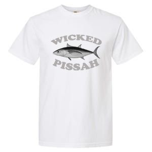 Wicked Pissah Albacore Tuna Fishing Fish Illustration Gear Garment-Dyed Heavyweight T-Shirt