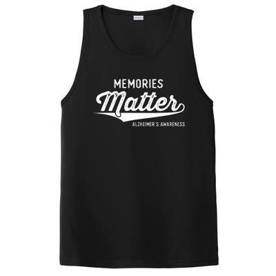 Wear Purple AlzheimerS Awareness Gifts Memories Matter Gift PosiCharge Competitor Tank