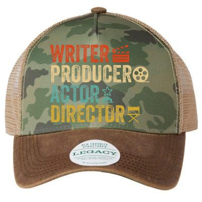 Writer Producer Actor Director Retro Film Filmmaking Legacy Tie Dye Trucker Hat