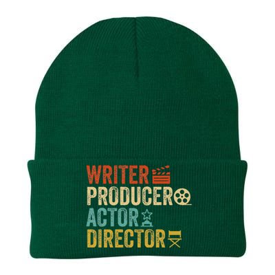 Writer Producer Actor Director Retro Film Filmmaking Knit Cap Winter Beanie