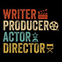 Writer Producer Actor Director Retro Film Filmmaking City Backpack