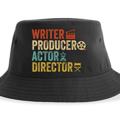 Writer Producer Actor Director Retro Film Filmmaking Sustainable Bucket Hat