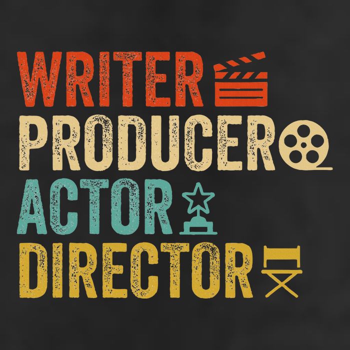 Writer Producer Actor Director Retro Film Filmmaking Beanie