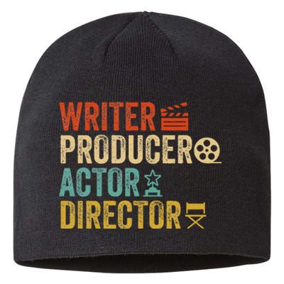 Writer Producer Actor Director Retro Film Filmmaking Sustainable Beanie