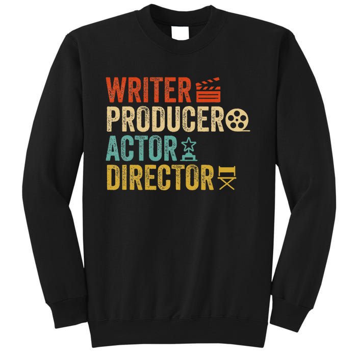 Writer Producer Actor Director Retro Film Filmmaking Tall Sweatshirt