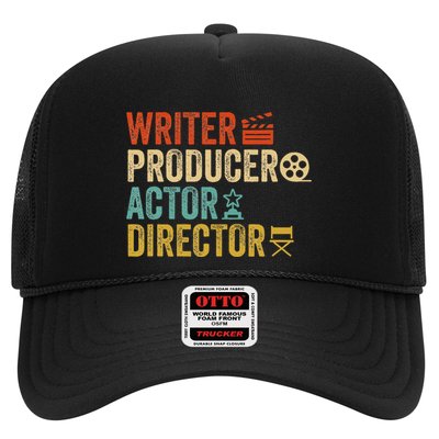 Writer Producer Actor Director Retro Film Filmmaking Trucker Hat