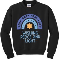 Wishing Peace And Light | Hanukkah Kids Sweatshirt