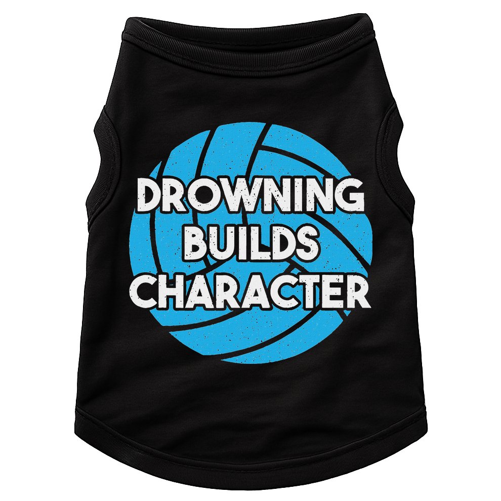 Waterpolo Player Aquatic Sports Lover Funny Water Polo Doggie Tank