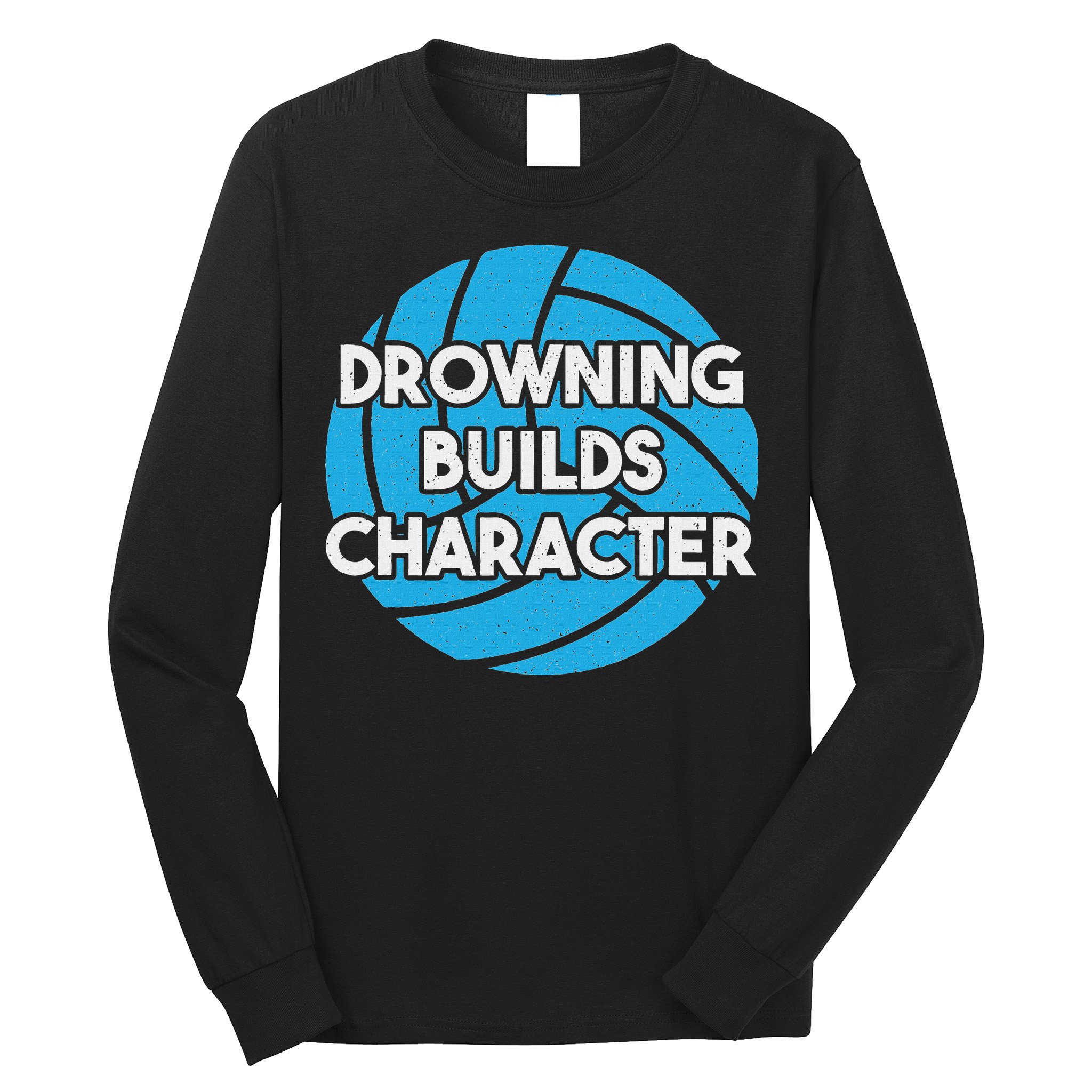 Waterpolo Player Aquatic Sports Lover Funny Water Polo Long Sleeve Shirt
