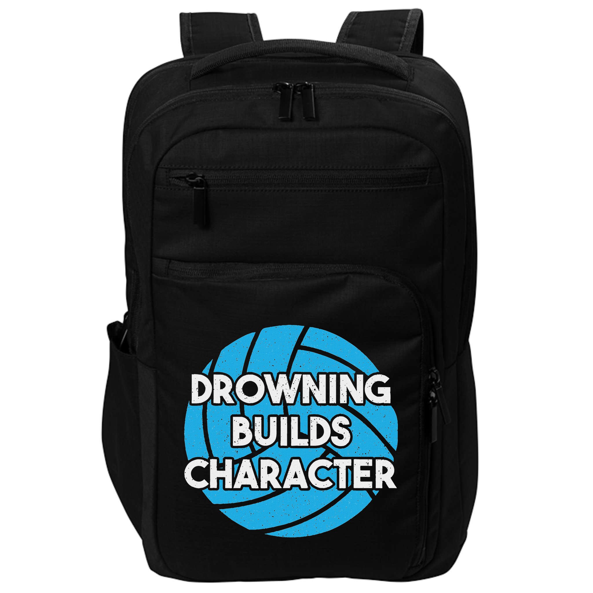 Waterpolo Player Aquatic Sports Lover Funny Water Polo Impact Tech Backpack