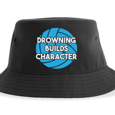 Waterpolo Player Aquatic Sports Lover Funny Water Polo Sustainable Bucket Hat