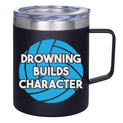 Waterpolo Player Aquatic Sports Lover Funny Water Polo 12oz Stainless Steel Coffee Mug