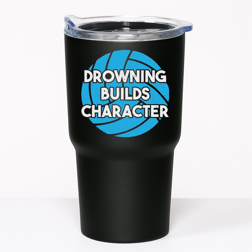 Waterpolo Player Aquatic Sports Lover Funny Water Polo Tumbler