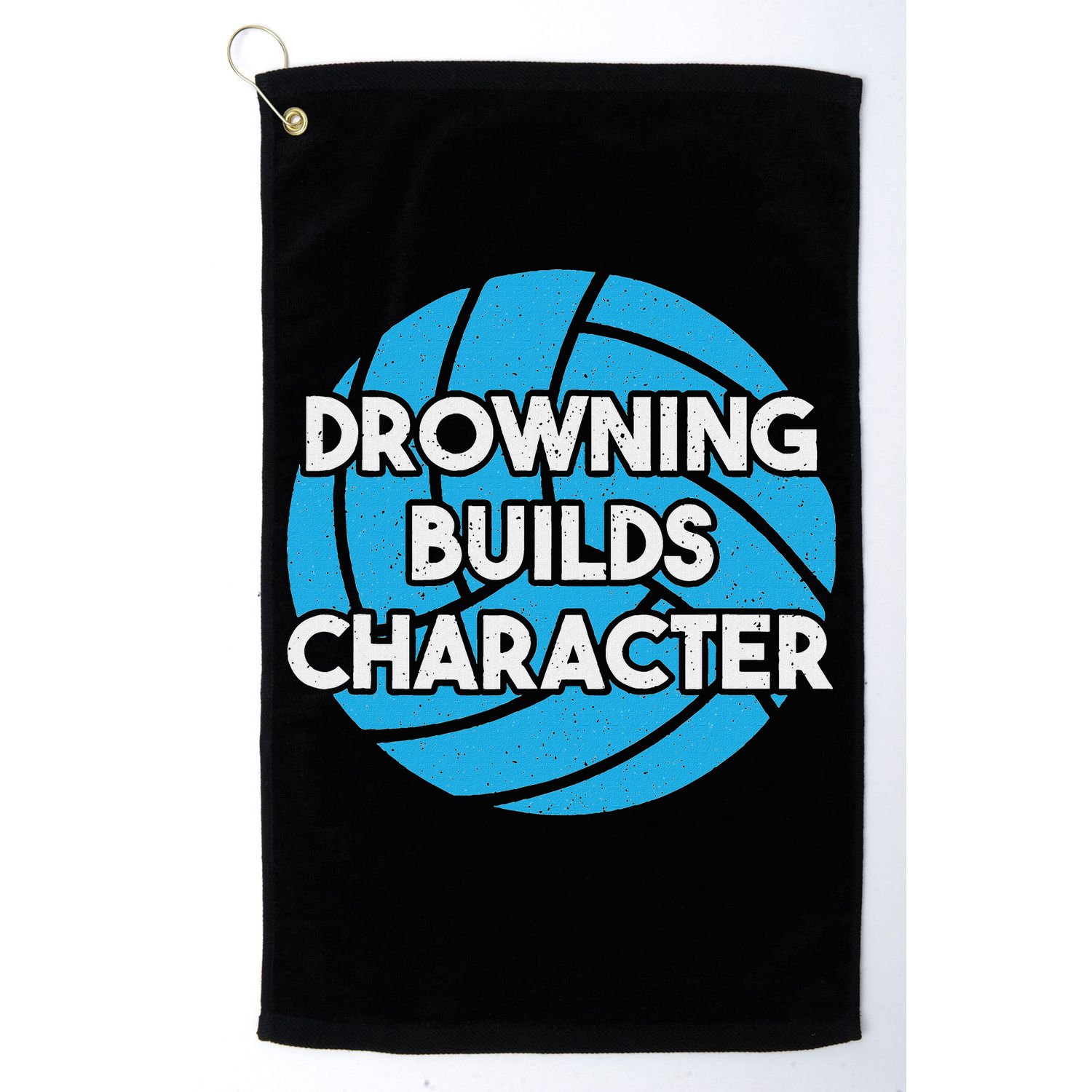 Waterpolo Player Aquatic Sports Lover Funny Water Polo Golf Towel