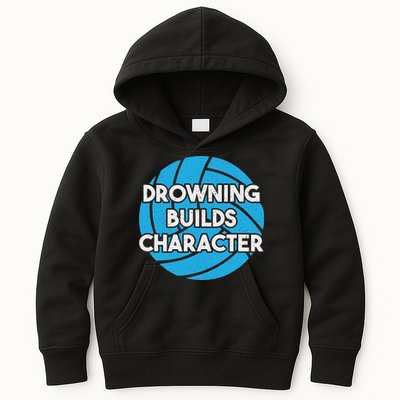 Waterpolo Player Aquatic Sports Lover Funny Water Polo Kids Hoodie