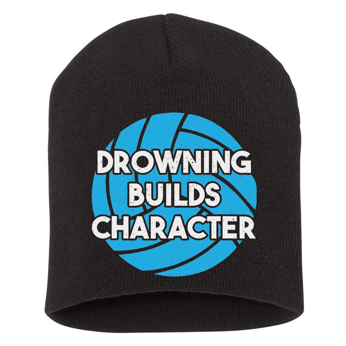Waterpolo Player Aquatic Sports Lover Funny Water Polo Short Acrylic Beanie