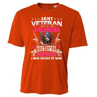 Wo Proud Army Friend I Raised My Heroes Army Veteran Funny Gift Cooling Performance Crew T-Shirt