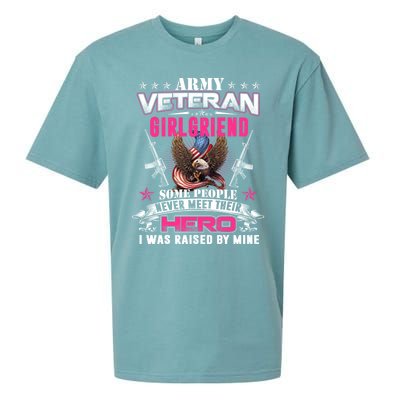 Wo Proud Army Friend I Raised My Heroes Army Veteran Funny Gift Sueded Cloud Jersey T-Shirt