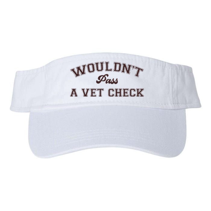 WouldnT Pass A Vet Check Valucap Bio-Washed Visor