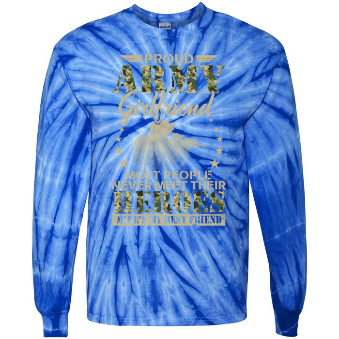 Wo Proud Army Friend Most People Great Gift Memorials Day Great Gift Tie-Dye Long Sleeve Shirt