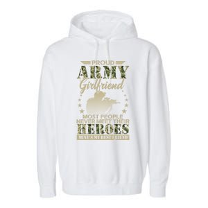 Wo Proud Army Friend Most People Great Gift Memorials Day Great Gift Garment-Dyed Fleece Hoodie