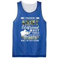 Wo Proud Army Friend Most People Gift Mesh Reversible Basketball Jersey Tank