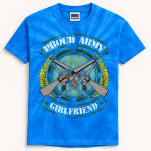 Wo Proud Army Friend Gift Military Pride Cute Gift Kids Tie-Dye T-Shirt