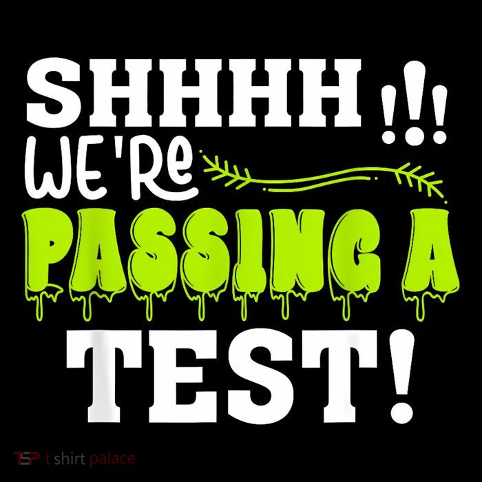 We're Passing A Test Funny Testing Day Students Teachers  Drawstring Bag