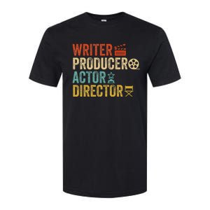 Writer Producer Actor Director Retro Film Filmmaking Softstyle CVC T-Shirt